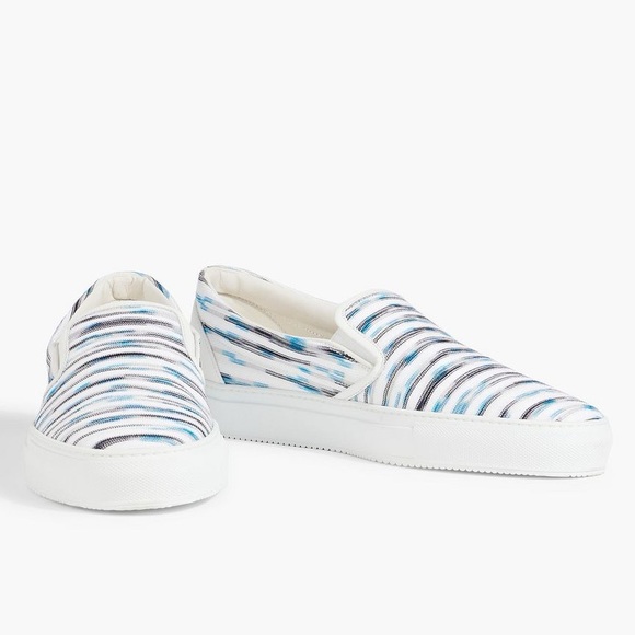Missoni Space-Dyed Stretch-Knit Slip-On Sneakers Size 43 NEW + DustBag $580